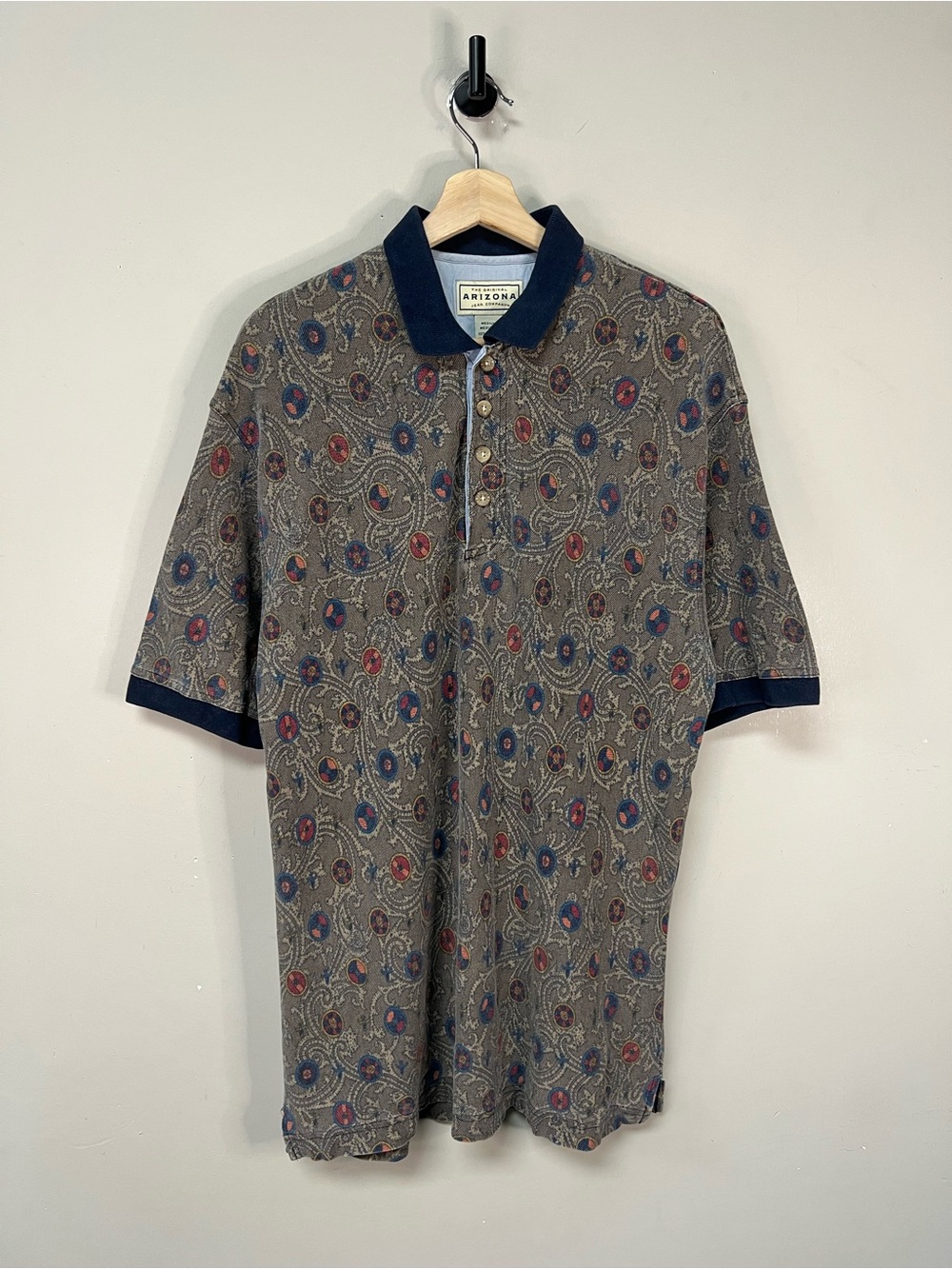 Vintage Paisley Golf Polo